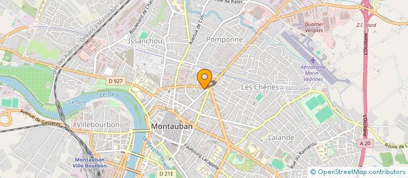 localisation de l'entreprise MONSIEUR MATHIEU PECHBERTY à MONTAUBAN