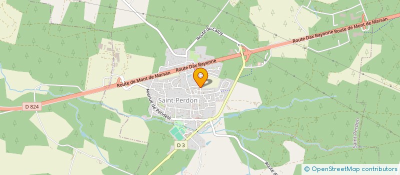 localisation de l'entreprise MONSIEUR MATHIEU PEDEMARIE  SAINT-PERDON