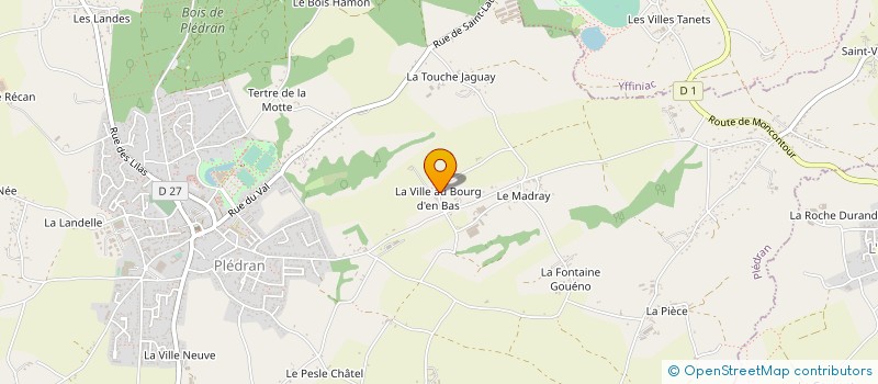 localisation de l'entreprise MONSIEUR MATHIEU PEDRON à PLEDRAN