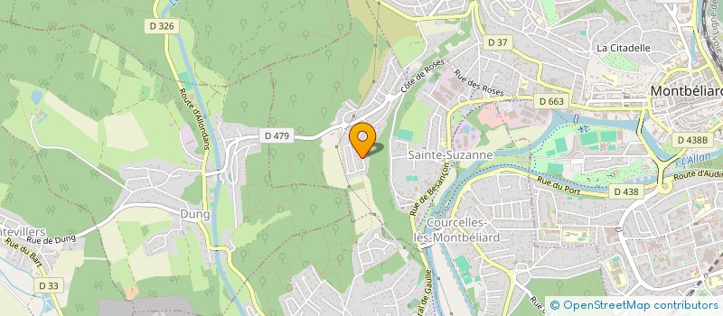 localisation de l'entreprise MONSIEUR MATHIEU PEGEOT à SAINTE-SUZANNE