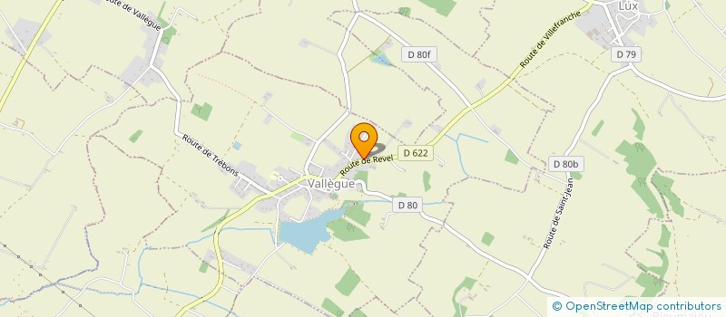 localisation de l'entreprise MONSIEUR MATHIEU PELFORT  VALLEGUE