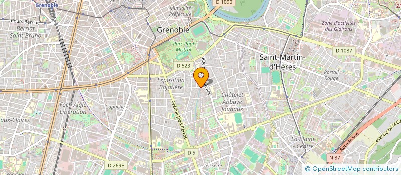 localisation de l'entreprise MONSIEUR MATHIEU PELIZZA à GRENOBLE