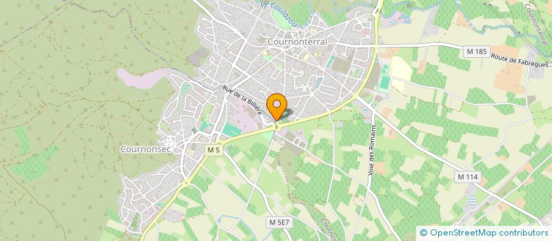 localisation de l'entreprise MONSIEUR MATHIEU PELLEGRIN à COURNONTERRAL
