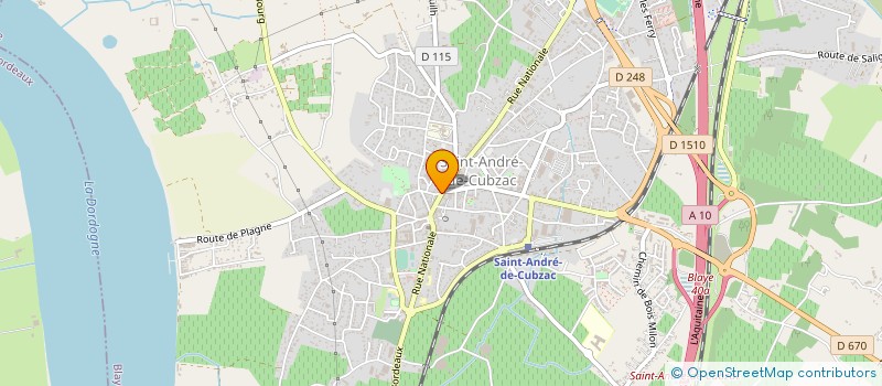 localisation de l'entreprise MONSIEUR MATHIEU PELLERIN à SAINT-ANDRE-DE-CUBZAC