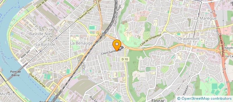 localisation de l'entreprise MONSIEUR MATHIEU PELLERIN  FLOIRAC