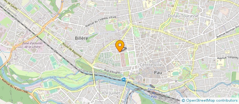 localisation de l'entreprise MONSIEUR MATHIEU PELLET à PAU