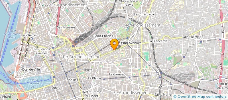 localisation de l'entreprise MONSIEUR MATHIEU PEQUIGNOT  MARSEILLE