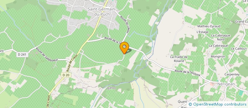 localisation de l'entreprise MONSIEUR MATHIEU PEREIRA  SAINT-GERMAIN-DU-PUCH