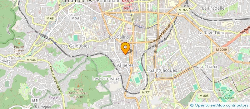 localisation de l'entreprise MONSIEUR MATHIEU PEREZ  CLERMONT-FERRAND