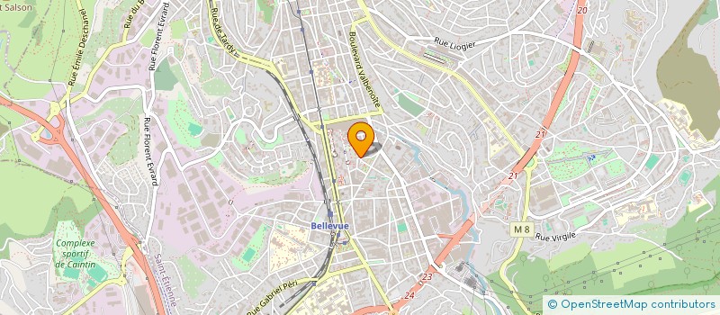 localisation de l'entreprise MONSIEUR MATHIEU PEREZ  SAINT-ETIENNE