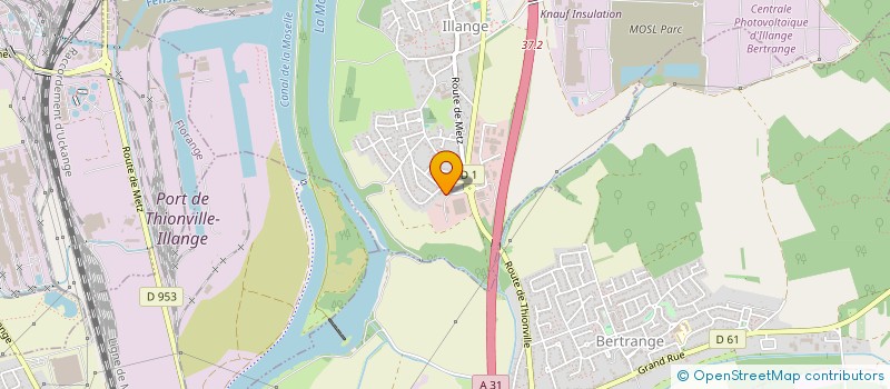 localisation de l'entreprise MONSIEUR MATHIEU PERIN  ILLANGE