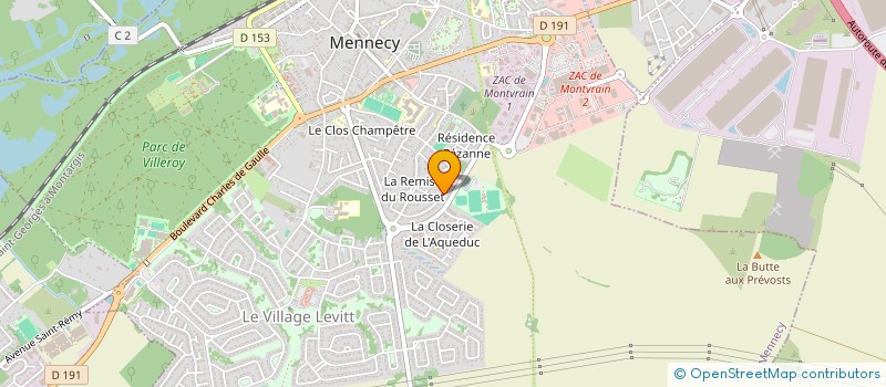 localisation de l'entreprise MONSIEUR MATHIEU PERNES à MENNECY