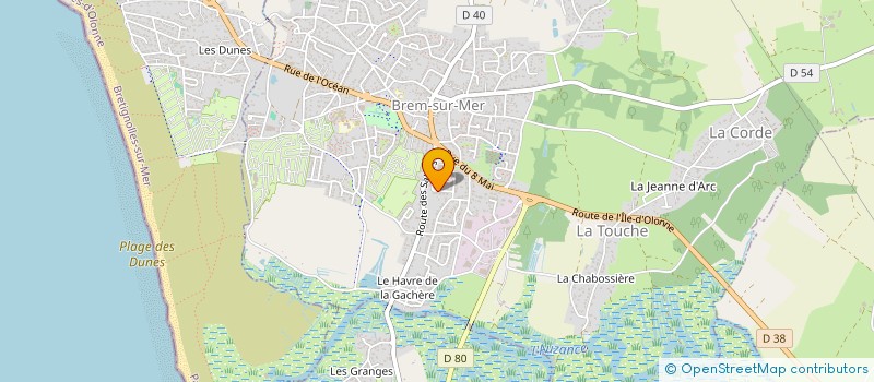 localisation de l'entreprise MONSIEUR MATHIEU PEROCHON à BREM-SUR-MER