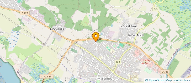 localisation de l'entreprise MONSIEUR MATHIEU PERON  BOURCEFRANC-LE-CHAPUS