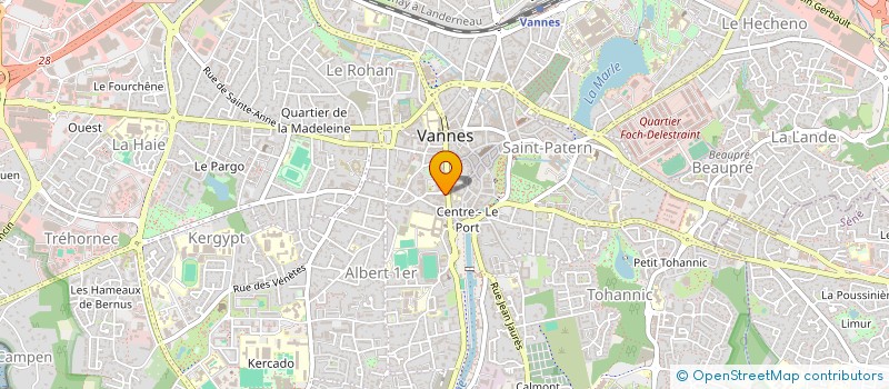 localisation de l'entreprise MONSIEUR MATHIEU PERRAUD à VANNES