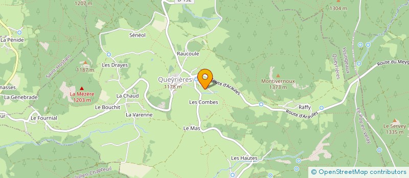 localisation de l'entreprise MONSIEUR MATHIEU PERRIER  QUEYRIERES