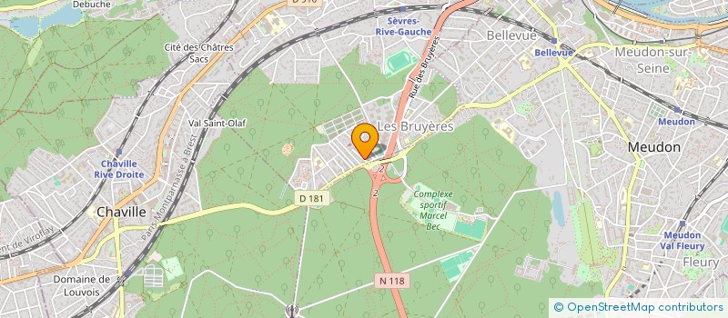 localisation de l'entreprise MONSIEUR MATHIEU PERRILLON à SEVRES