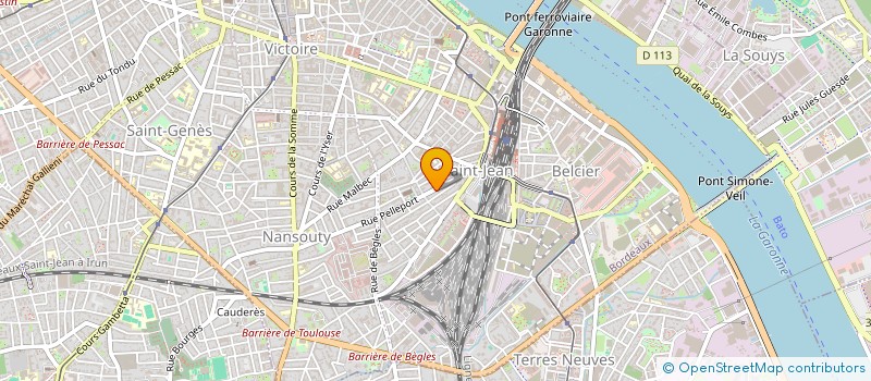 localisation de l'entreprise MONSIEUR MATHIEU PERRIN à BORDEAUX