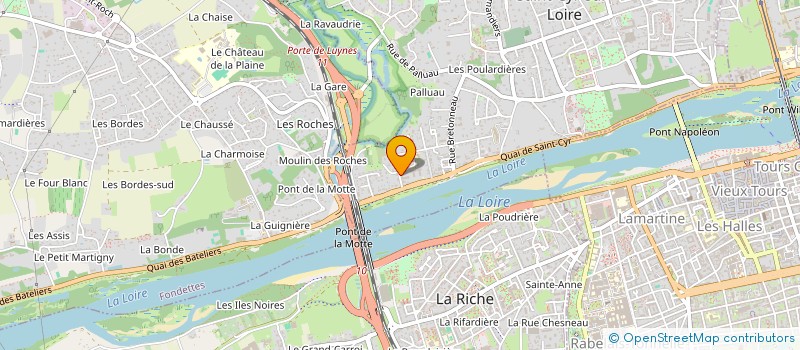 localisation de l'entreprise MONSIEUR MATHIEU PERROT  SAINT-CYR-SUR-LOIRE