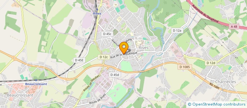 localisation de l'entreprise MONSIEUR MATHIEU PESENTI  RIVES