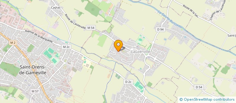 localisation de l'entreprise MONSIEUR MATHIEU PETIT  LAUZERVILLE