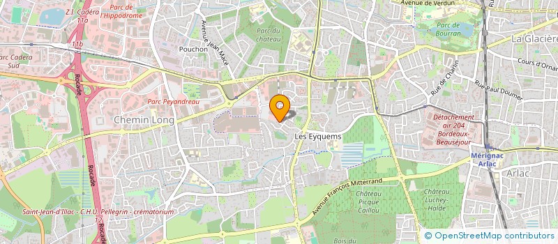 localisation de l'entreprise MONSIEUR MATHIEU PEYRELONGUE  BORDEAUX