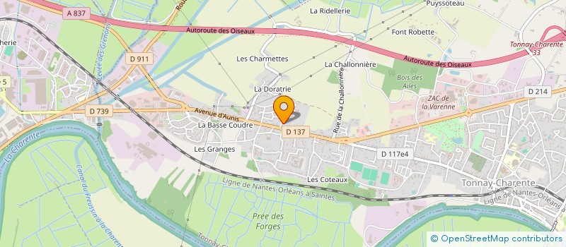 localisation de l'entreprise MONSIEUR MATHIEU PEZZILLO  TONNAY-CHARENTE