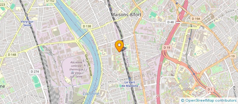 localisation de l'entreprise MONSIEUR MATHIEU PHILIPPE  ALFORTVILLE