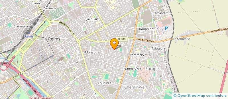 localisation de l'entreprise MONSIEUR MATHIEU PHILIPPOT  REIMS