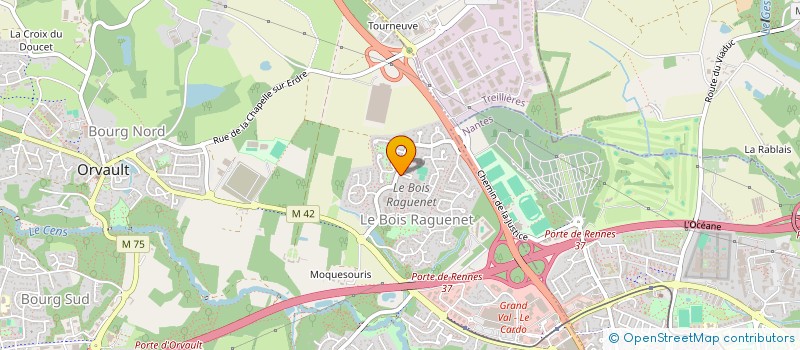 localisation de l'entreprise MONSIEUR MATHIEU PICAULT à ORVAULT