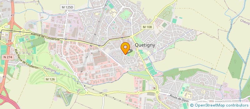 localisation de l'entreprise MONSIEUR MATHIEU PILATO à QUETIGNY