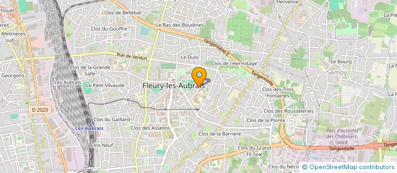 localisation de l'entreprise MONSIEUR MATHIEU PILORGET  FLEURY-LES-AUBRAIS