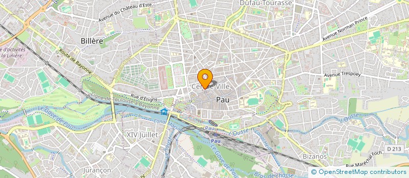 localisation de l'entreprise MONSIEUR MATHIEU PINCHON à PAU