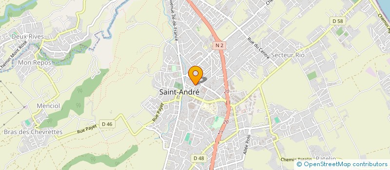 localisation de l'entreprise MONSIEUR MATHIEU PINSON  SAINT-ANDRE