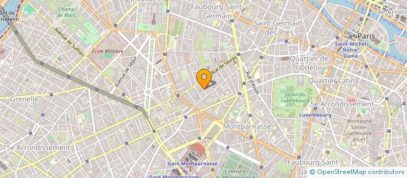 localisation de l'entreprise MONSIEUR MATHIEU PISSARD GRANTET  PARIS