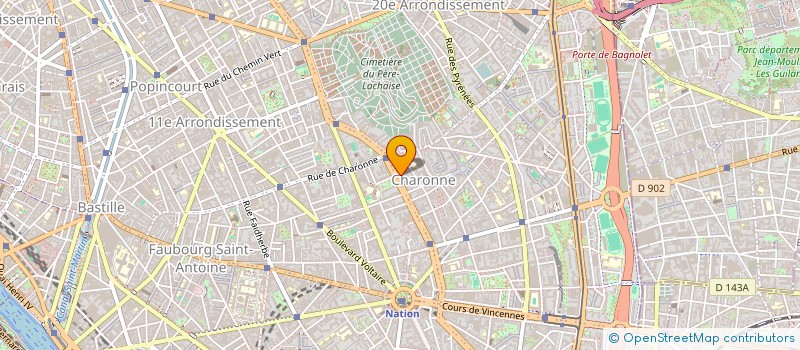 localisation de l'entreprise MONSIEUR MATHIEU PITON  PARIS