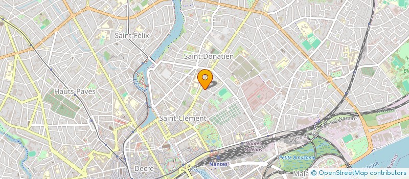 localisation de l'entreprise MONSIEUR MATHIEU PLANET  NANTES
