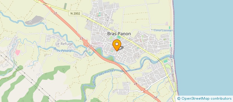 localisation de l'entreprise MONSIEUR MATHIEU PLANTE  BRAS-PANON