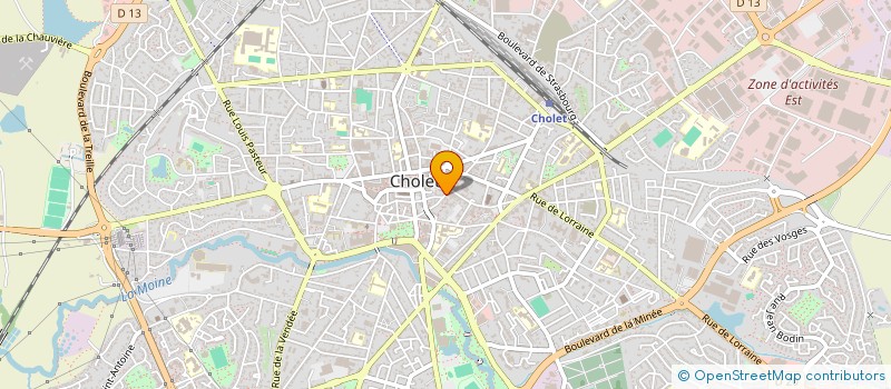 localisation de l'entreprise MONSIEUR MATHIEU PLESSIS à CHOLET