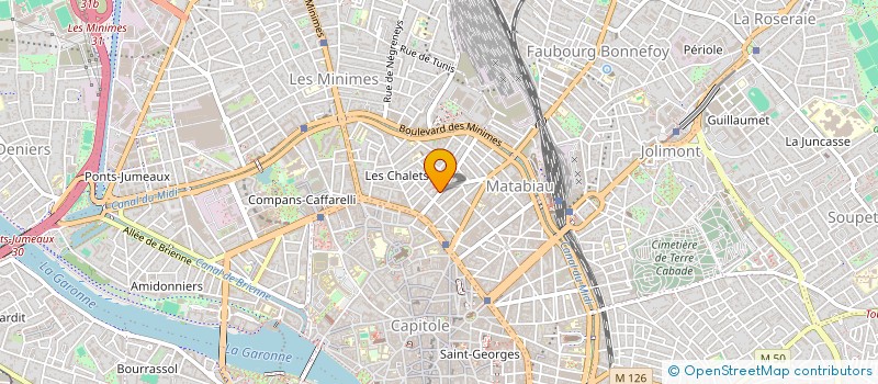 localisation de l'entreprise MONSIEUR MATHIEU POIROT  TOULOUSE