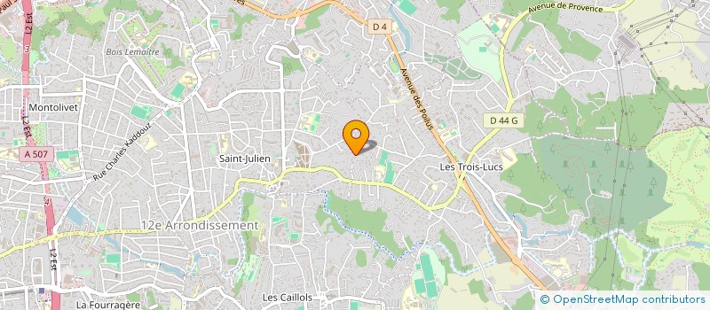 localisation de l'entreprise MONSIEUR MATHIEU PONCHIN à MARSEILLE