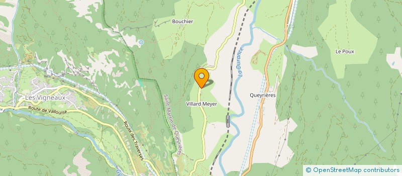 localisation de l'entreprise MONSIEUR MATHIEU PONS  SAINT-MARTIN-DE-QUEYRIERES