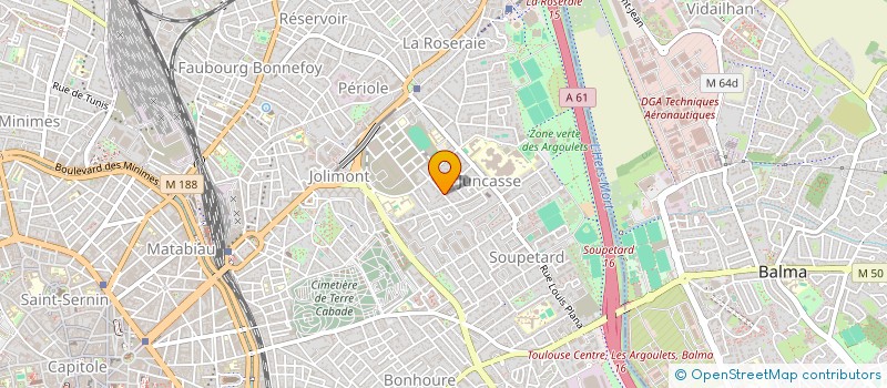 localisation de l'entreprise MONSIEUR MATHIEU PORRAS à TOULOUSE