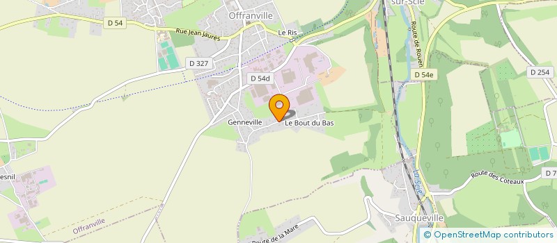 localisation de l'entreprise MONSIEUR MATHIEU POULAIN  OFFRANVILLE