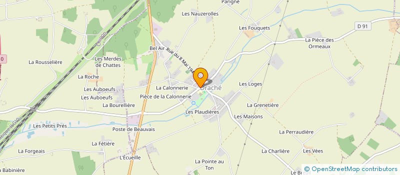 localisation de l'entreprise MONSIEUR MATHIEU POULE  DRACHE