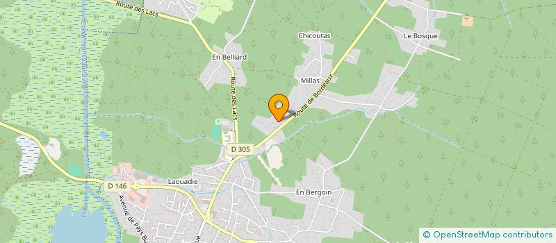 localisation de l'entreprise MONSIEUR MATHIEU POUMEYREAU à BISCARROSSE
