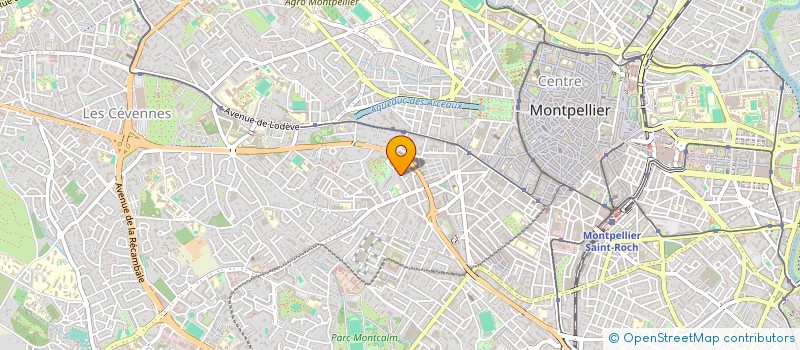localisation de l'entreprise MONSIEUR MATHIEU PRAGOUT à MONTPELLIER