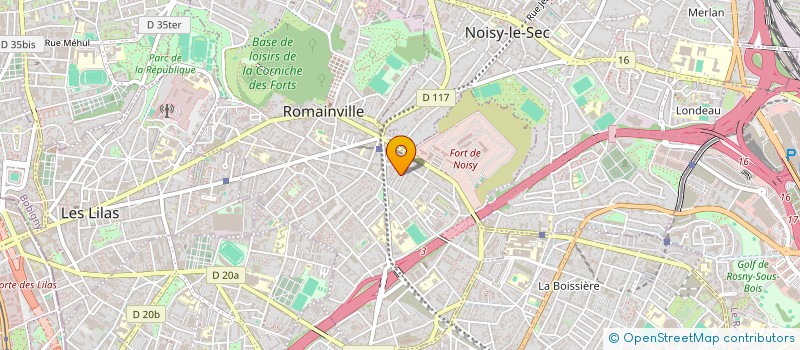 localisation de l'entreprise MONSIEUR MATHIEU PREVEL à ROMAINVILLE