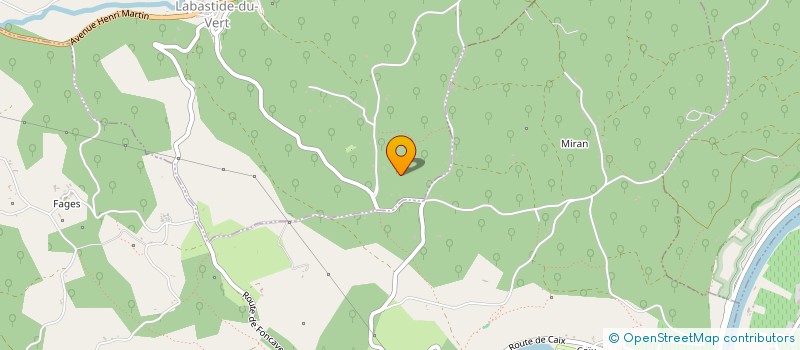 localisation de l'entreprise MONSIEUR MATHIEU PREVERAUD DE LA BOUTRESSE  LABASTIDE-DU-VERT