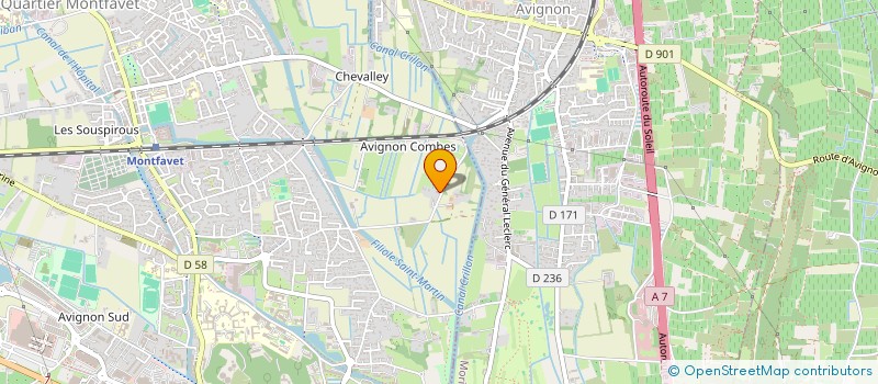 localisation de l'entreprise MONSIEUR MATHIEU PRIER  AVIGNON
